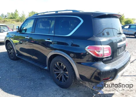 2018 Nissan Armada Platinum из США, поврежденный, VIN JN8AY2NE4J9732033